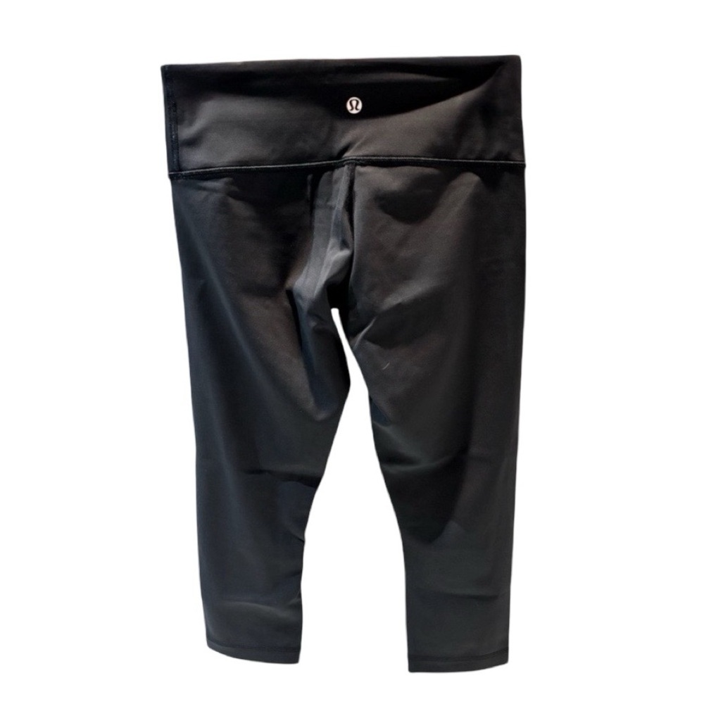 lululemon Black High Rise Crop 19” Inseam - Picture 2 of 7